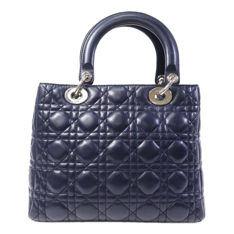 Dior 羊皮皮革Lady Dior Small手挽肩背兩用袋-1