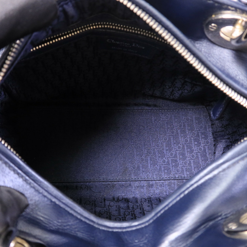 Dior 羊皮皮革Lady Dior Small手挽肩背兩用袋-4