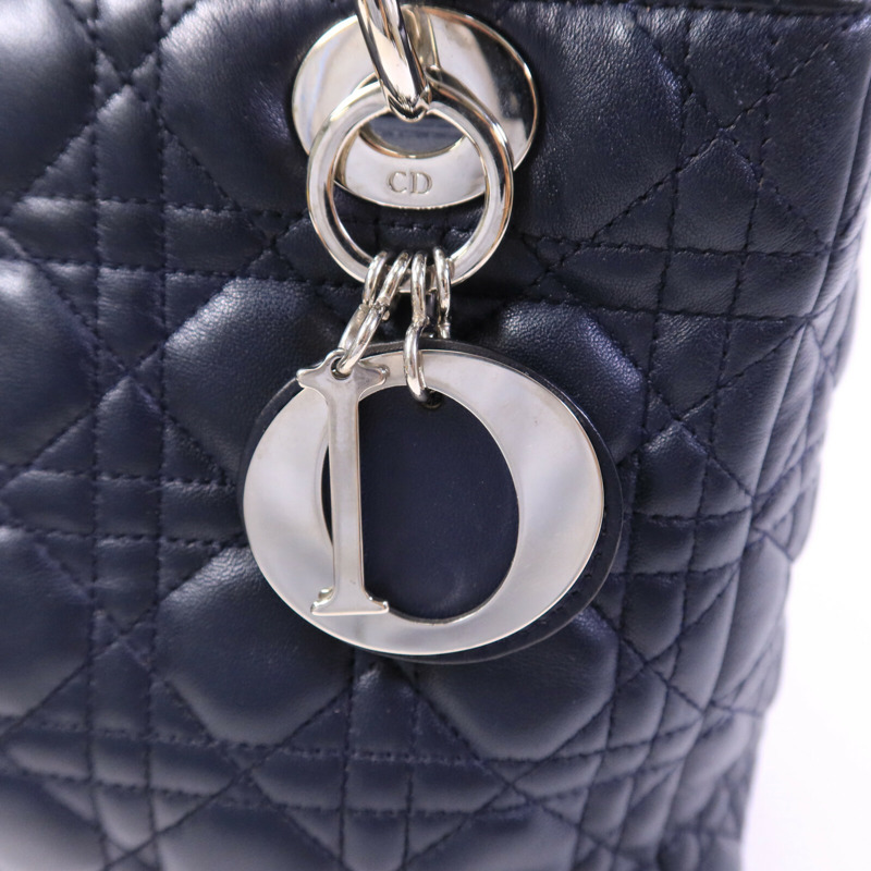 Dior 羊皮皮革Lady Dior Small手挽肩背兩用袋-6