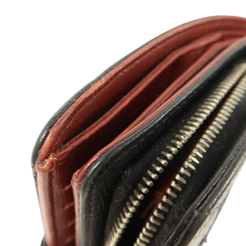 CHANEL 牛皮皮革Wallet銀扣長錢包-19