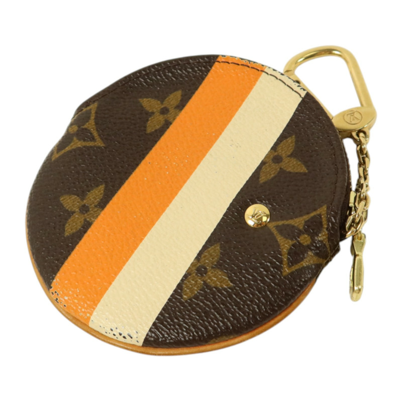 LOUIS VUITTON Monogram Groom Coins Case金扣零錢包-4