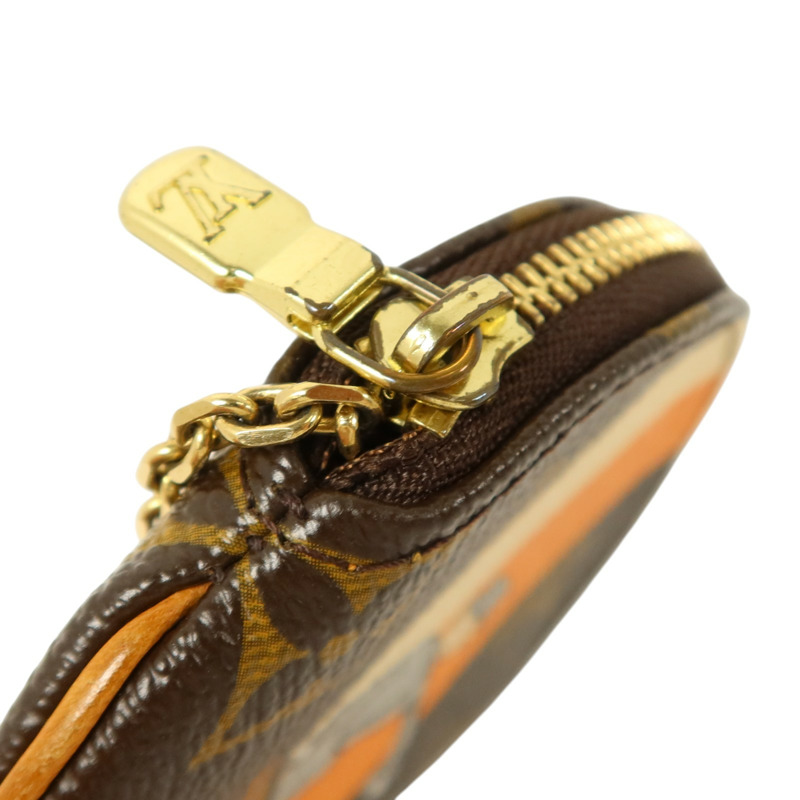 LOUIS VUITTON Monogram Groom Coins Case金扣零錢包-8