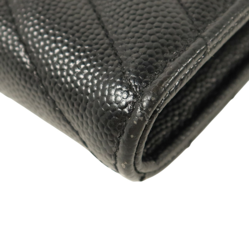 SAINT LAURENT 牛皮Cassandre Matelasse Long Wallet金扣長錢包-13