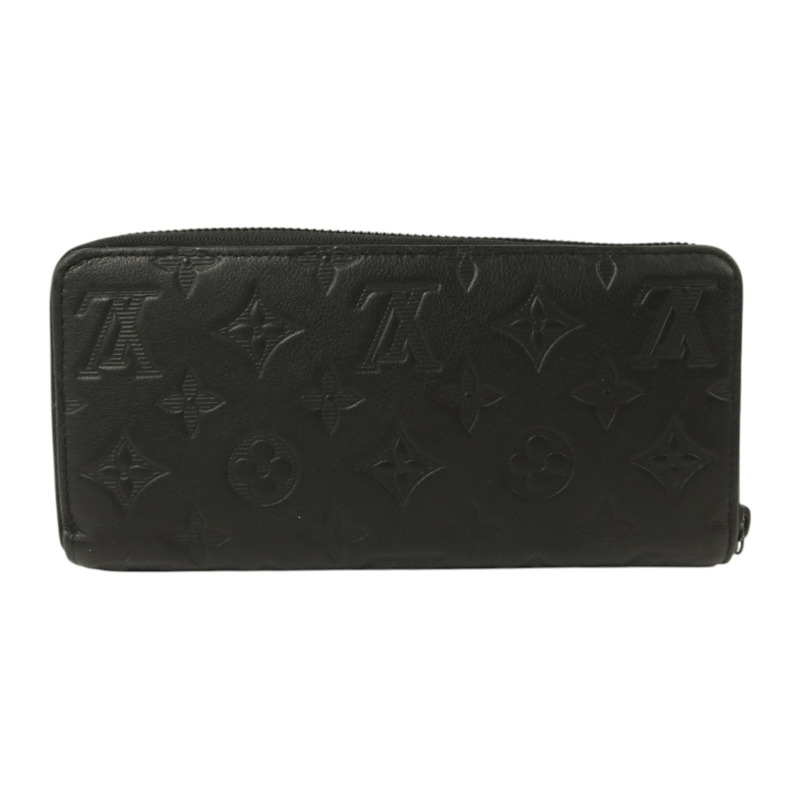 LOUIS VUITTON Monogram Shadow Zippy Wallet Horizontal長錢包-1