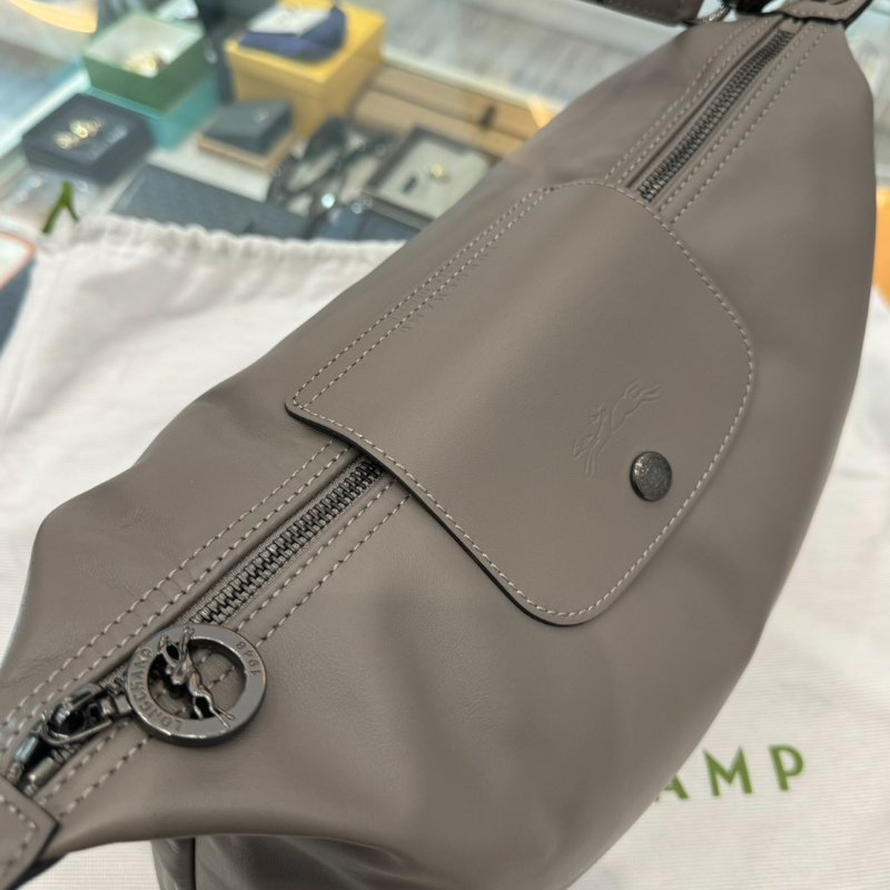 【近新✨🇹🇼】 LONGCHAMP Le Pliage Xtra hobo 半月形單肩背包  斑鳩灰-4