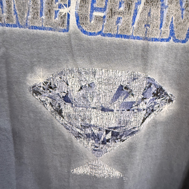 Balenciaga✨霧霾藍 See Now Buy Now 看到就買鑽石水洗破壞短袖 T恤 oversize-7