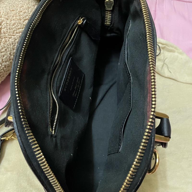 burberry老花波士頓包-2