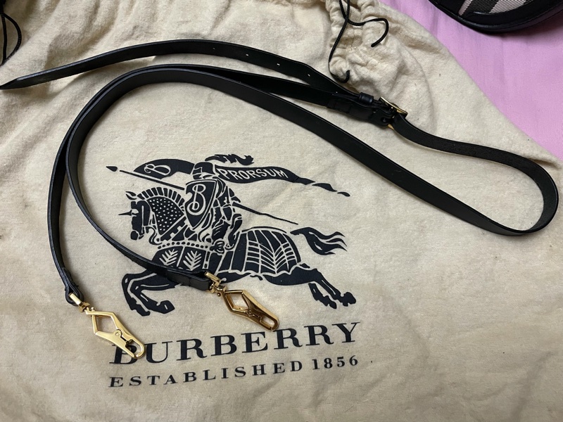 burberry老花波士頓包-9