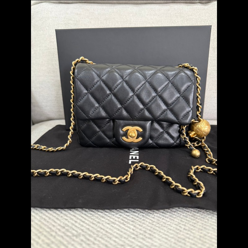 香奈兒 方胖子黑金金球-0