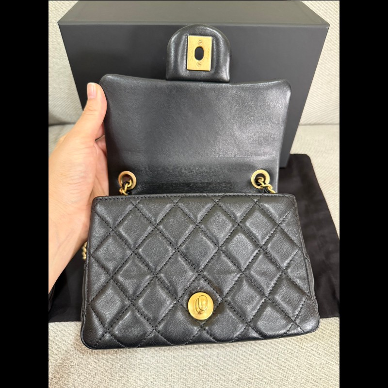 香奈兒 方胖子黑金金球-17