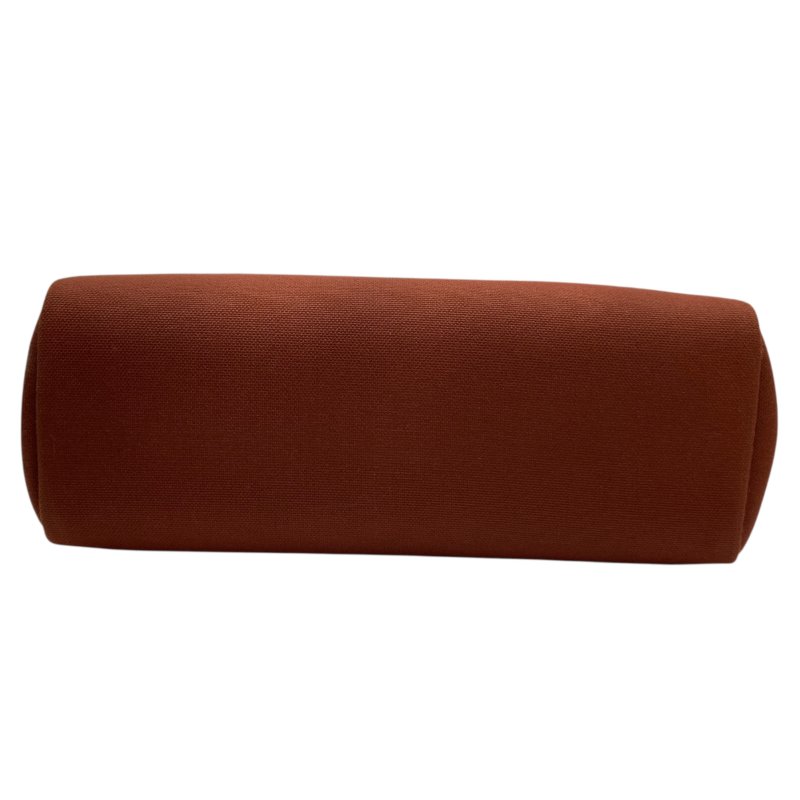 HERMES 愛馬仕 HERBAG 31 側背包 帆布/皮革 棕色/酒紅色 銀釦-5