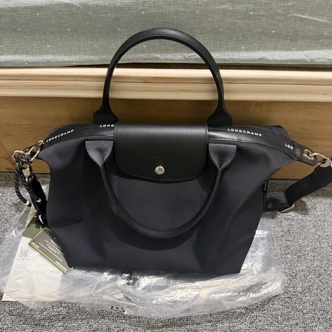 LE PLIAGE ENERGY 手提包 S 黑色 - 再生帆布 有台灣購證 全新閒置品