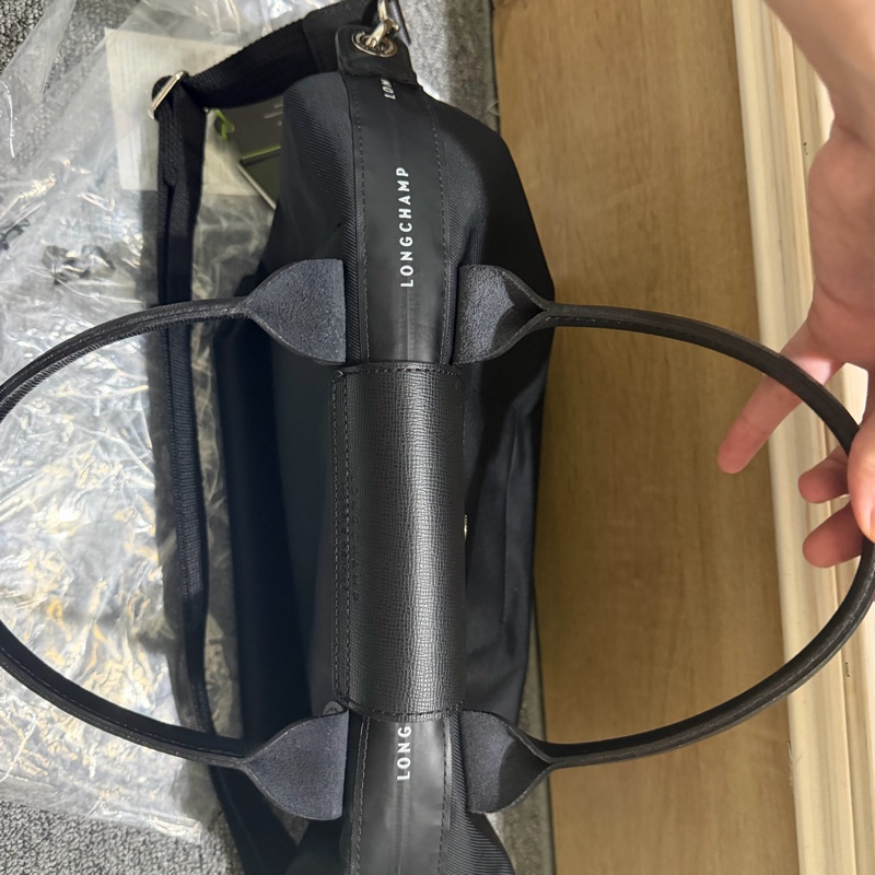 售 longchamp LE PLIAGE ENERGY 手提包 S 黑色 - 再生帆布 有台灣購證 全新閒置品-3
