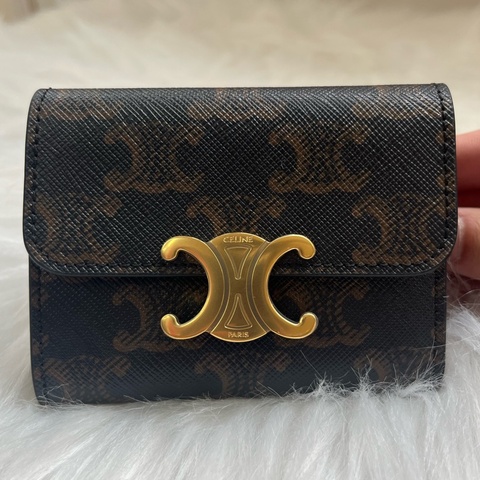 賽琳Celine Compact Wallet二合一錢包 經典老花色