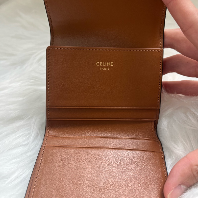 賽琳Celine Compact Wallet二合一錢包 經典老花色-5