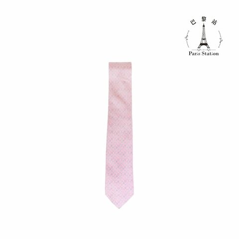 【巴黎站二手名牌專賣店】＊現貨＊HERMES 愛馬仕 真品＊粉色海洋圖案領帶