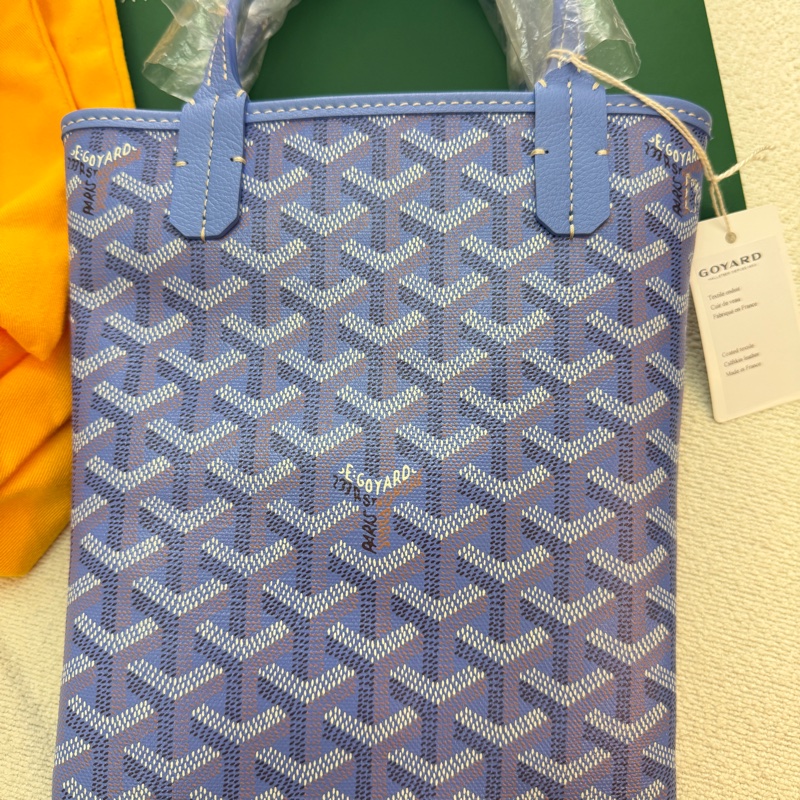 Goyard Poitiers限定色 鳶尾紫 斜背包/手提包/托特包-5