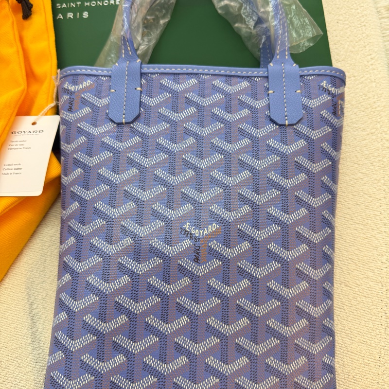 Goyard Poitiers限定色 鳶尾紫 斜背包/手提包/托特包-6