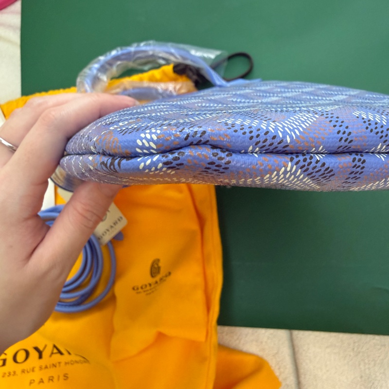 Goyard Poitiers限定色 鳶尾紫 斜背包/手提包/托特包-7