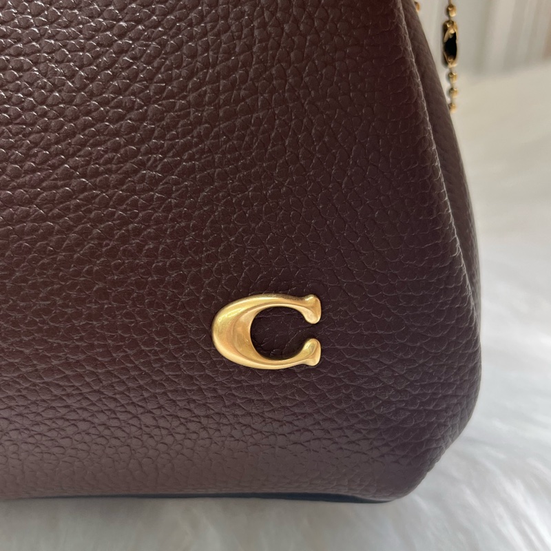 蒄馳Coach Lana 19菜藍子 楓木棕-2