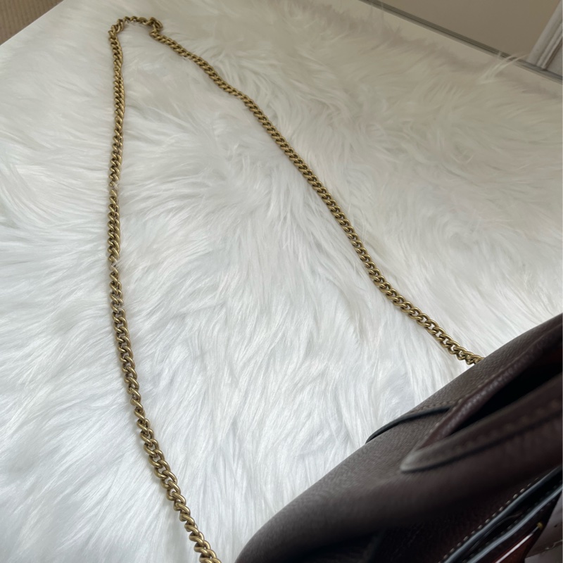 蒄馳Coach Lana 19菜藍子 楓木棕-5