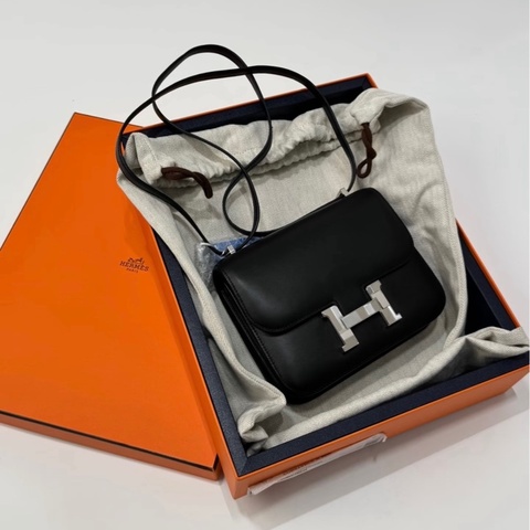 🐎Hermès Constance 19 Disco 黑色｜藍盒子｜Z刻