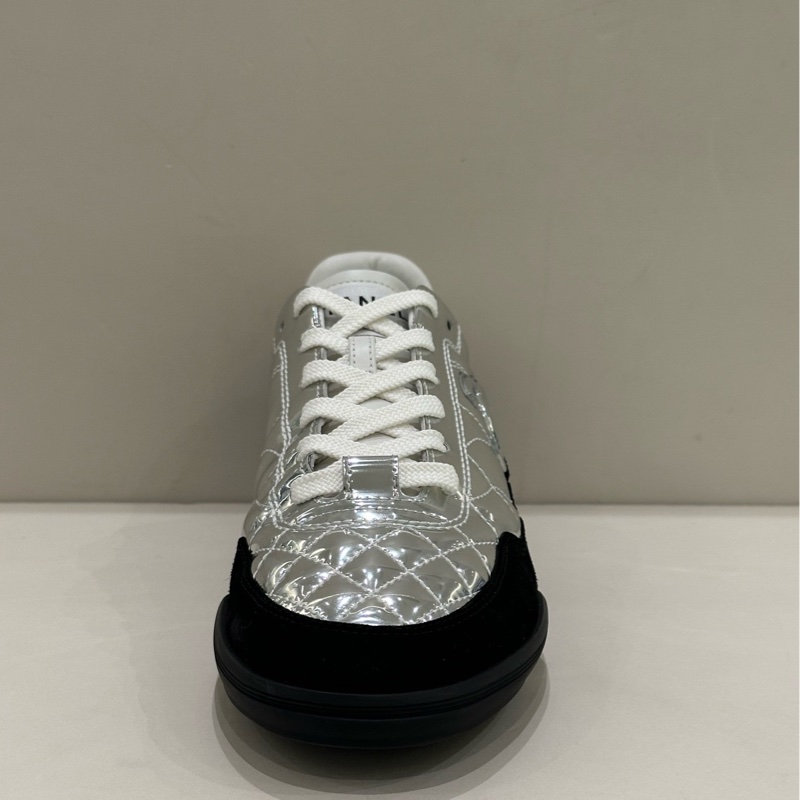 Chanel 香奈兒  98新 COCO NEIGE系列 25N 休閒鞋銀色 36.5碼-7