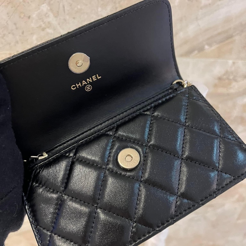 chanel香奈兒21k珍珠woc-5