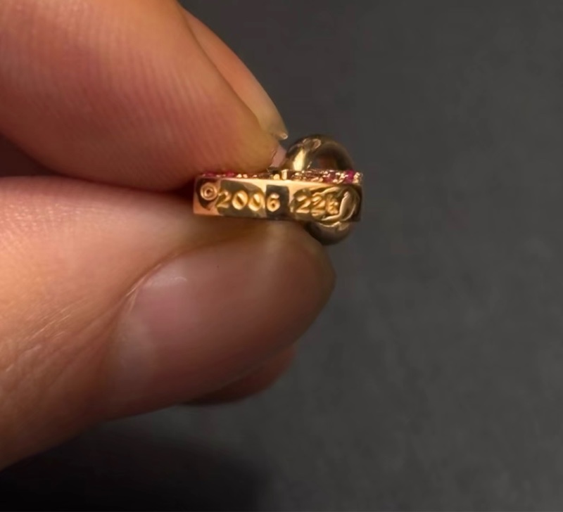 Chrome hearts 克羅心 紅寶石軍牌-4