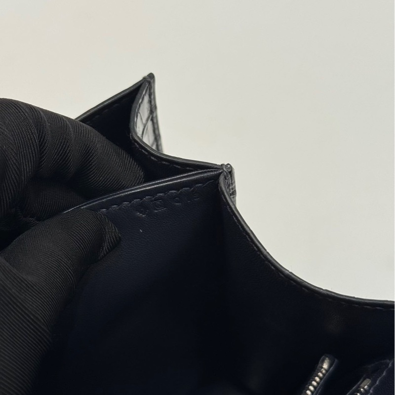 🐎【Hermès Constance 24 尼羅鱷 🐊深海藍 銀扣｜兩點 Crocodile Niloticus】-10
