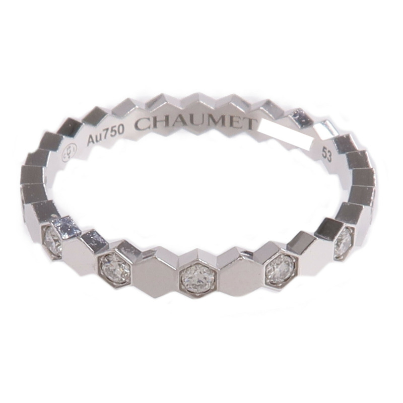 Chaumet 18K白金Bee de Chaumet Ring鑽石戒指-1