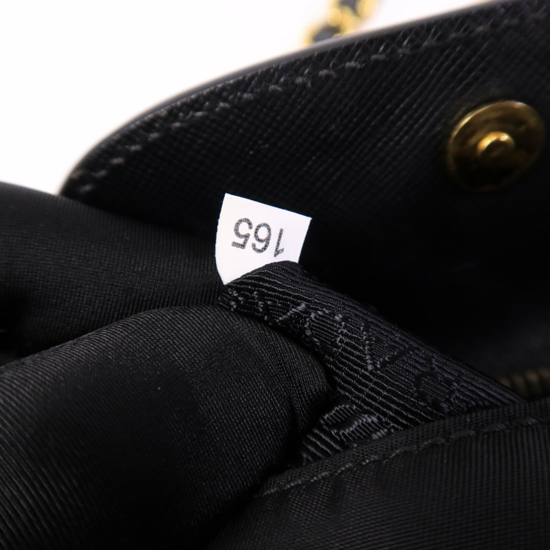 PRADA 皮革/尼龍Shoulder Bag鏈帶肩背袋-8