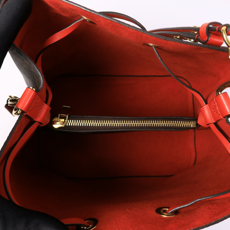 LOUIS VUITTON Monogram NeoNoe MM肩背袋Coquelicot-4