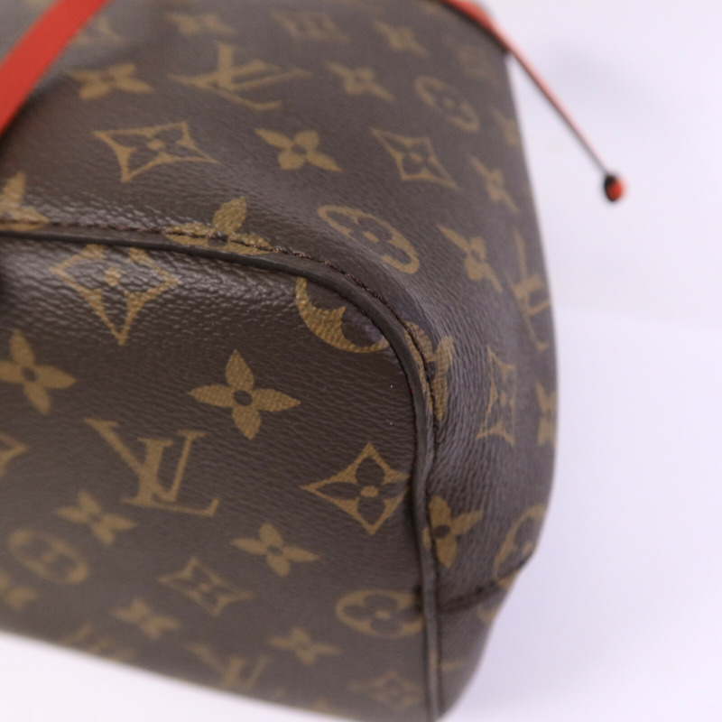 LOUIS VUITTON Monogram NeoNoe MM肩背袋Coquelicot-10
