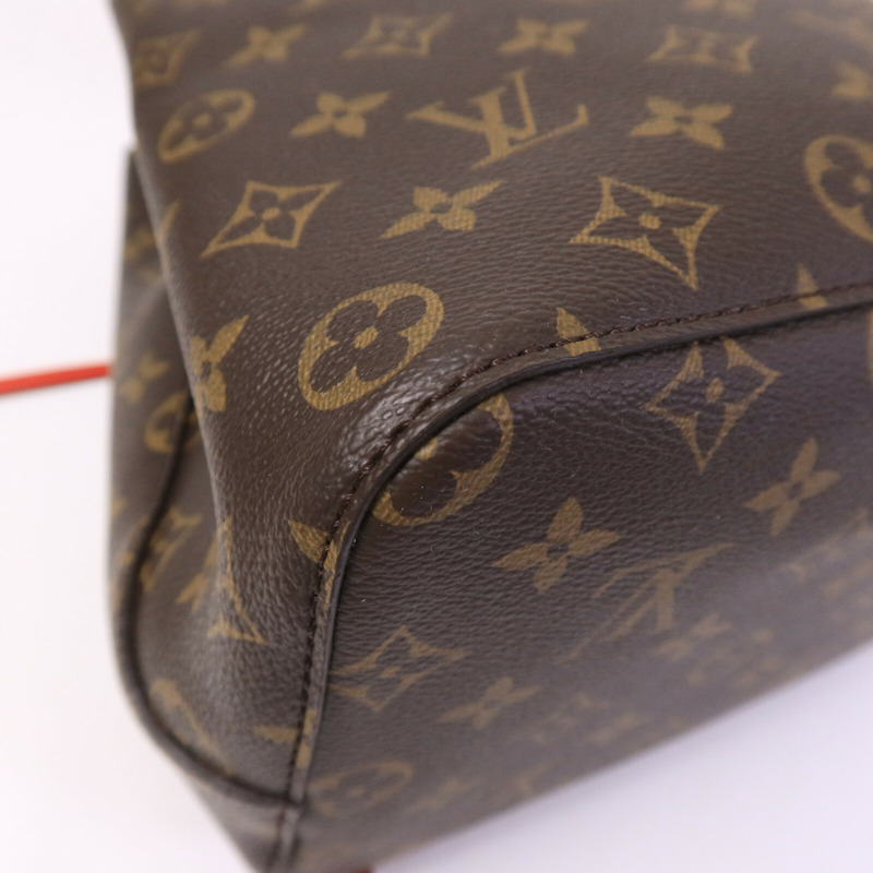 LOUIS VUITTON Monogram NeoNoe MM肩背袋Coquelicot-13