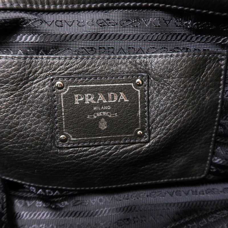 PRADA 牛皮皮革Vitello Phenix手挽袋-5