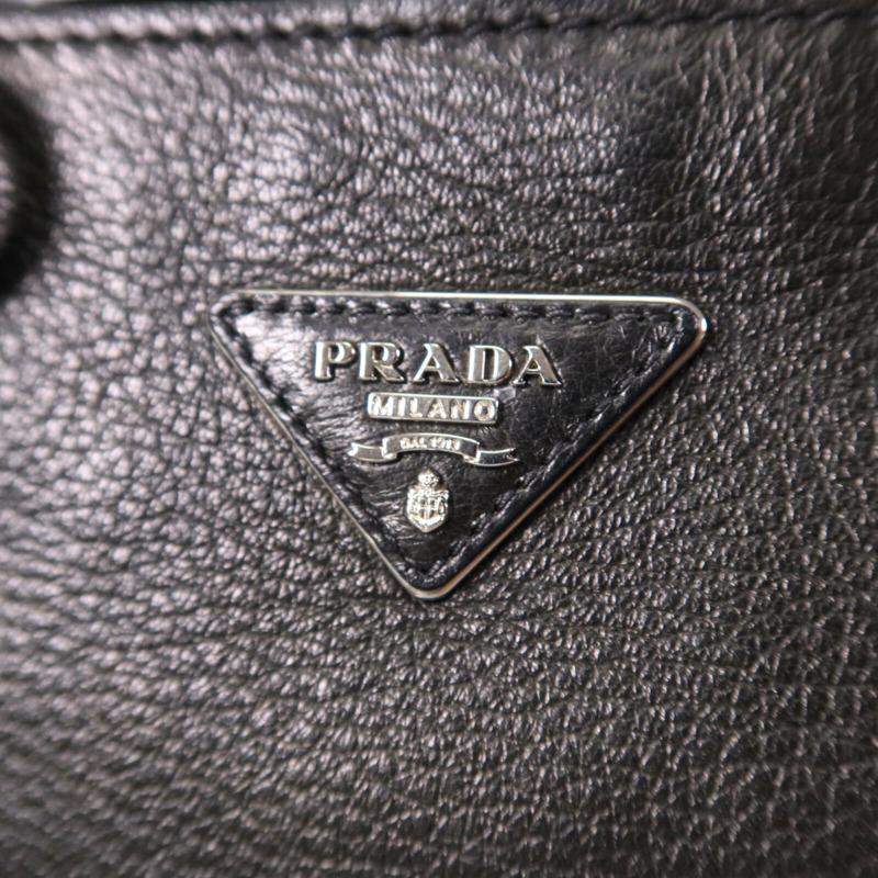 PRADA 牛皮皮革Vitello Phenix手挽袋-6