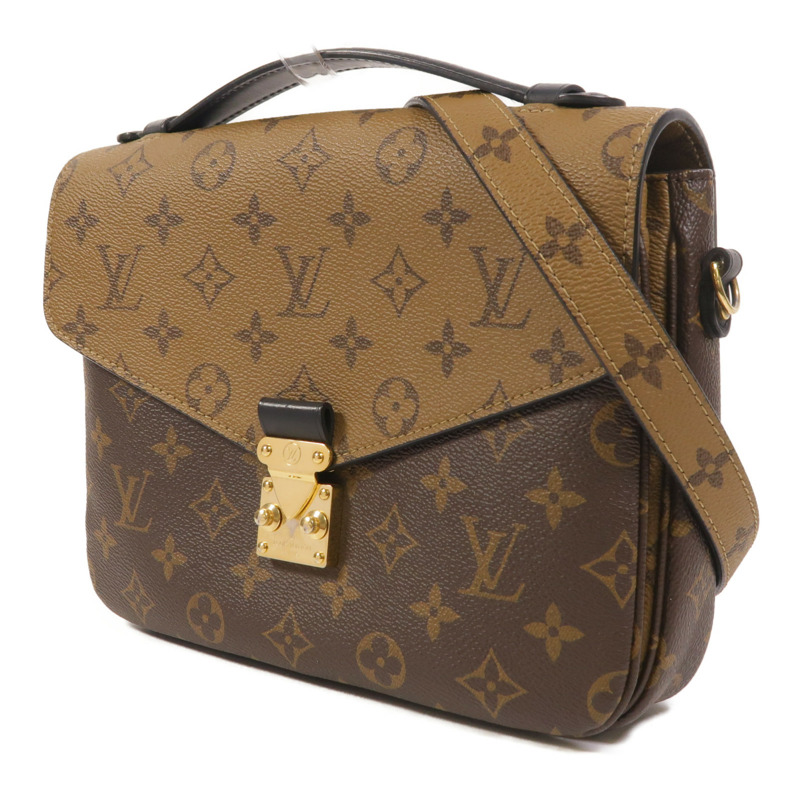 LOUIS VUITTON Monogram Reverse Pochette Metis金扣手挽肩背兩用袋-2