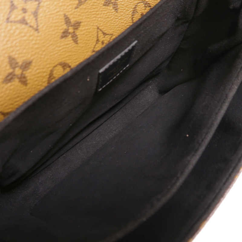 LOUIS VUITTON Monogram Reverse Pochette Metis金扣手挽肩背兩用袋-4