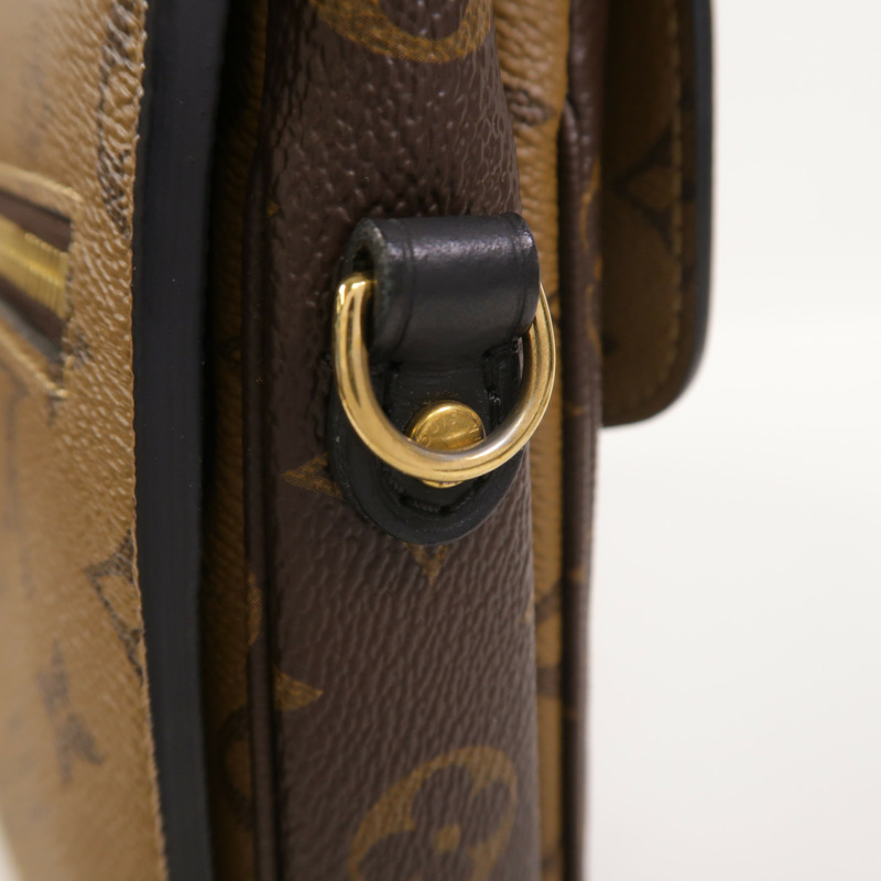 LOUIS VUITTON Monogram Reverse Pochette Metis金扣手挽肩背兩用袋-16