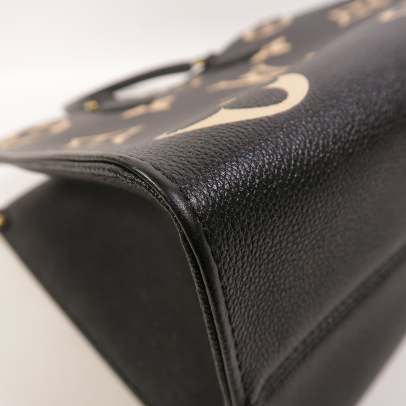 LOUIS VUITTON Monogram Empreinte On The Go MM金扣手挽肩背兩用袋-9