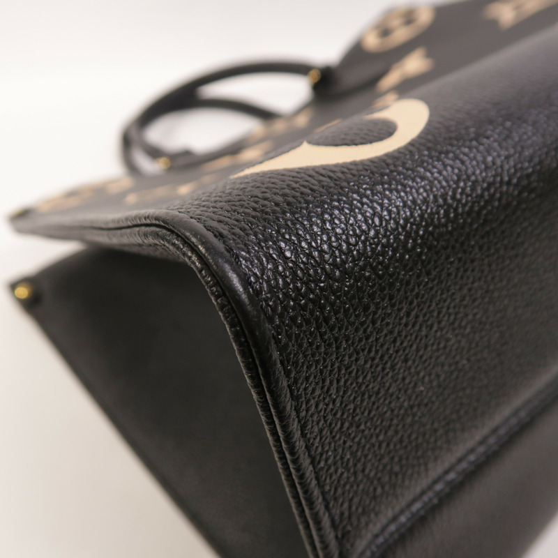 LOUIS VUITTON Monogram Empreinte On The Go MM金扣手挽肩背兩用袋-11