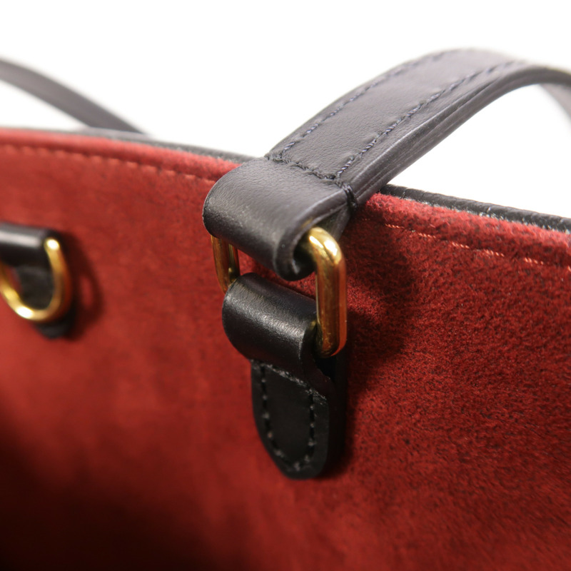 LOUIS VUITTON Monogram Empreinte On The Go MM金扣手挽肩背兩用袋-15