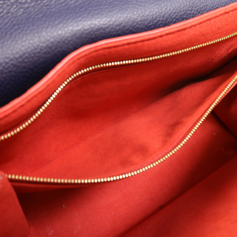 LOUIS VUITTON Monogram Empreinte Vavin PM金扣肩背袋深藍色-5