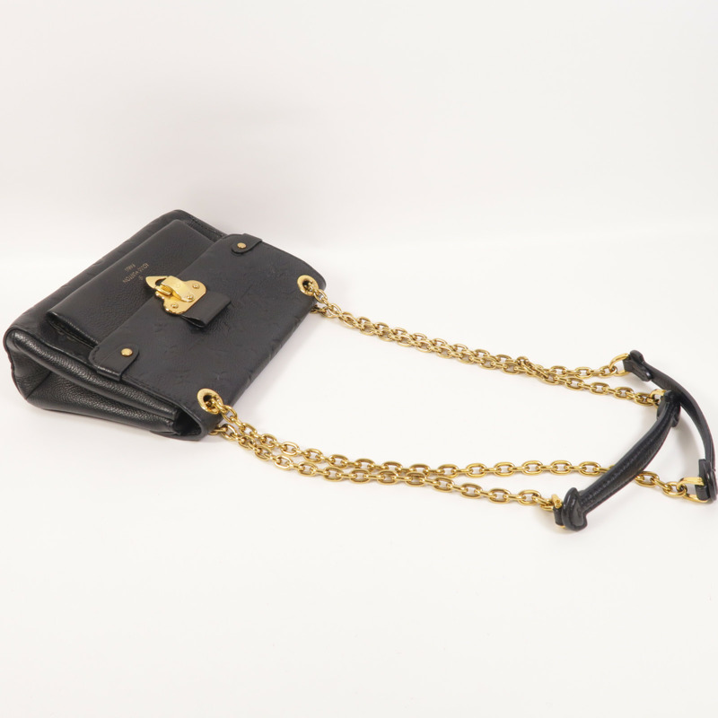 LOUIS VUITTON Monogram Empreinte Vavin BB金扣鏈帶肩背袋-7