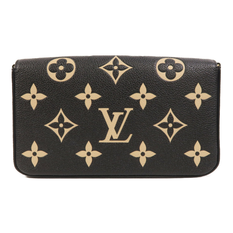 LOUIS VUITTON Monogram Felicie Pochette金扣鏈帶肩背袋-1