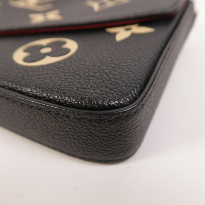 LOUIS VUITTON Monogram Felicie Pochette金扣鏈帶肩背袋-8