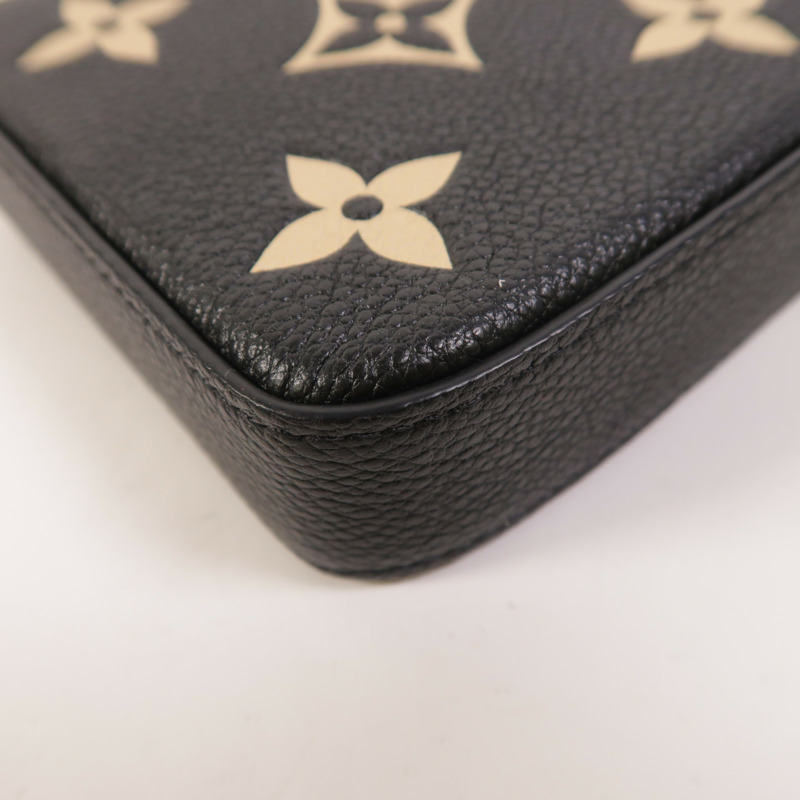 LOUIS VUITTON Monogram Felicie Pochette金扣鏈帶肩背袋-11
