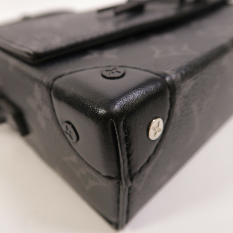 LOUIS VUITTON Monogram Eclipse Steamer Wearable Wallet肩背袋-9