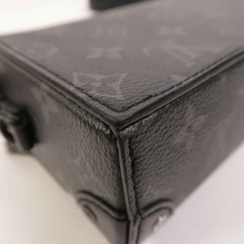 LOUIS VUITTON Monogram Eclipse Steamer Wearable Wallet肩背袋-11